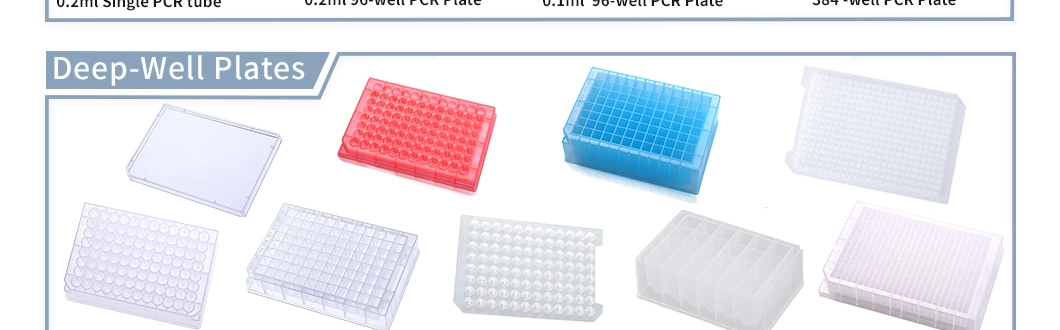 GEB Polypropylene 8 Strip Sample Tubes Bio Labware Medical Consumables Manufacurer