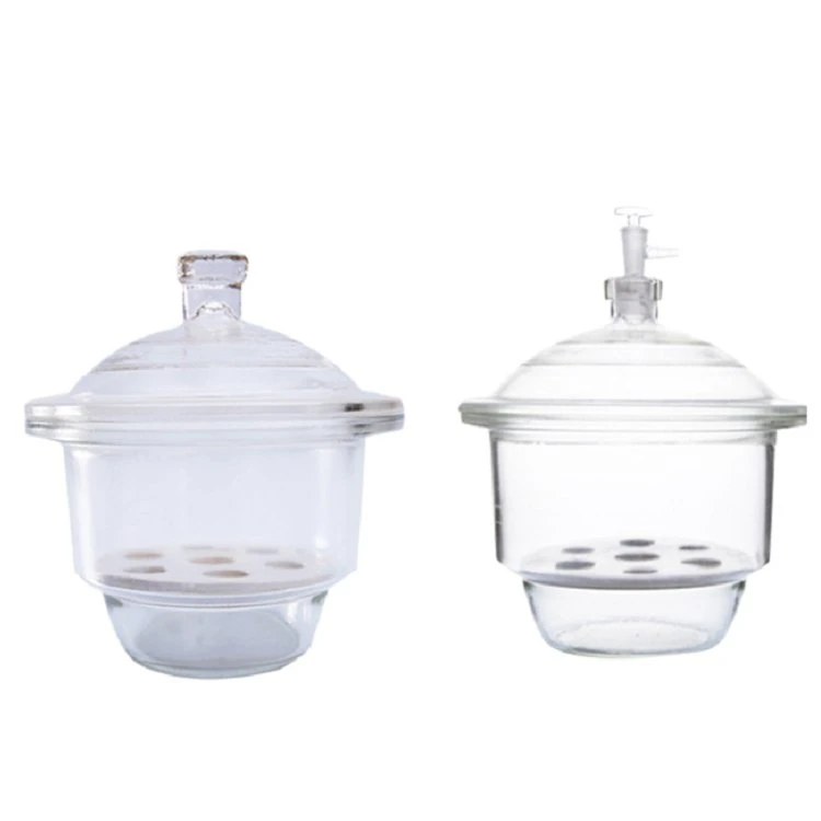 Laboratory Glassware Boro3.3 Glass Desiccator Vacuum 300mm Desiccator Clear/Brown Desiccator