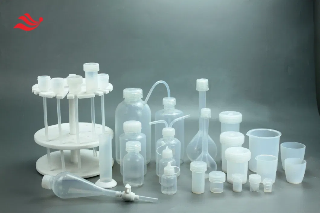 PTFE Flasks Customizable Necks with Condensers for Hydrogen Fluoride Distillation Experiments