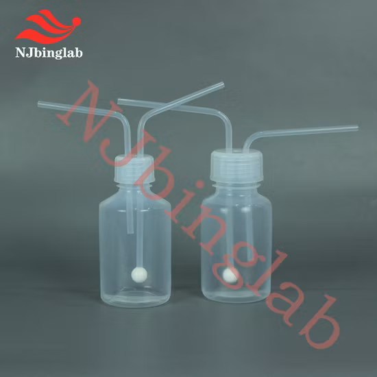 PFA 500 ml Gaswaschflasche mit Schraubverschluss ICP